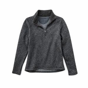 Weatherproof Vintage Women’s 1/4 Zip Heavy Fleece Jacket Gray Size M